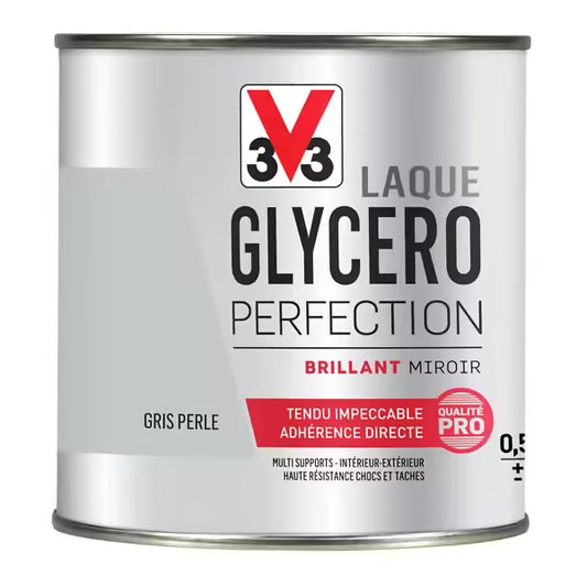 Laque Glycéro Perfection V33 Gris Perle Brillant Miroir 2L