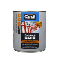Peinture Bois PEB60 5L BLANC RAL 9016