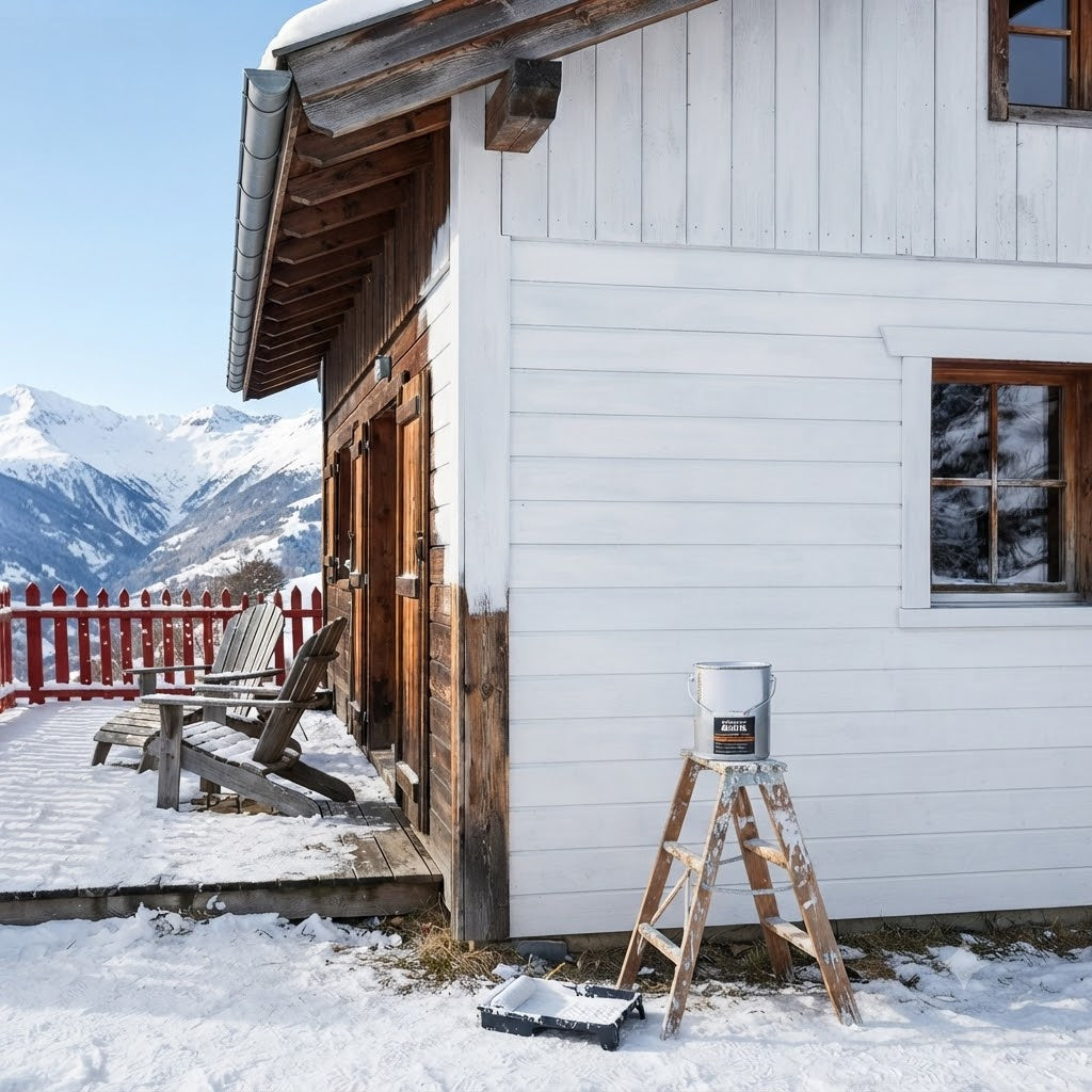 Peinture Bois PEB60 5L BLANC RAL 9016