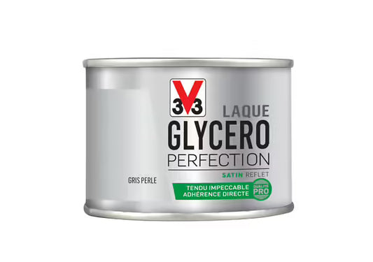 Laque Glycéro Perfection V33 Gris Perle Satin 0,125L