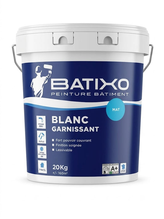 Peinture Blanc Mat BATIXO, 20 kg