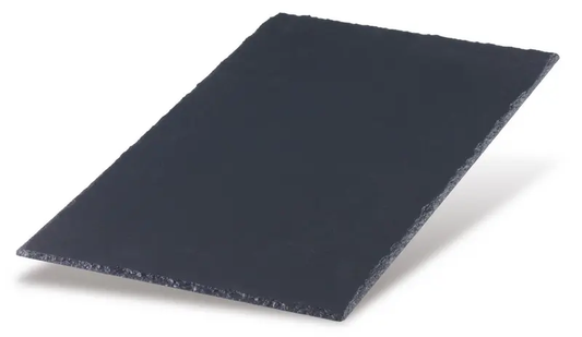 Ardoise KERGOAT Rectangle Natura Anthracite, 33 x 23 cm