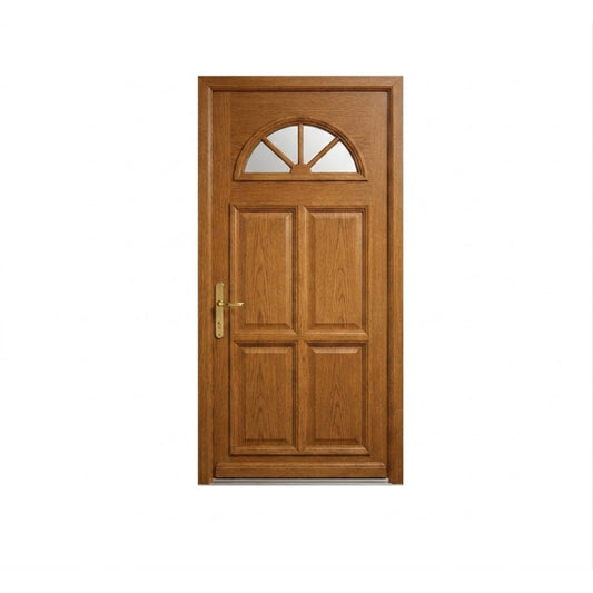 PORTE D ENTREE CHENE ARAGON poussant droit