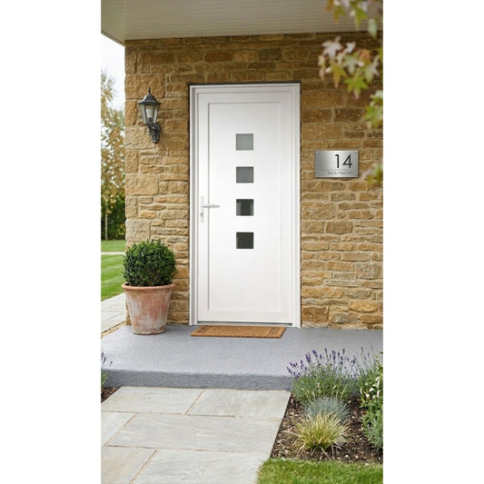 PORTE ENTREE PVC ARIA poussant droit