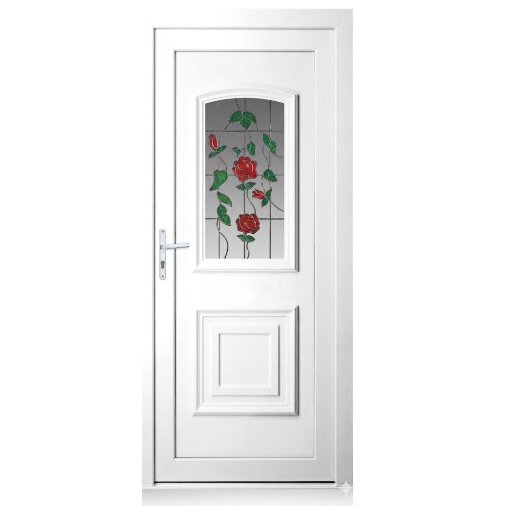 PORTE D ENTREE PVC LIMApoussant droit