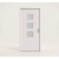 PORTE D ENTREE ACIER ARIA  poussant gauche