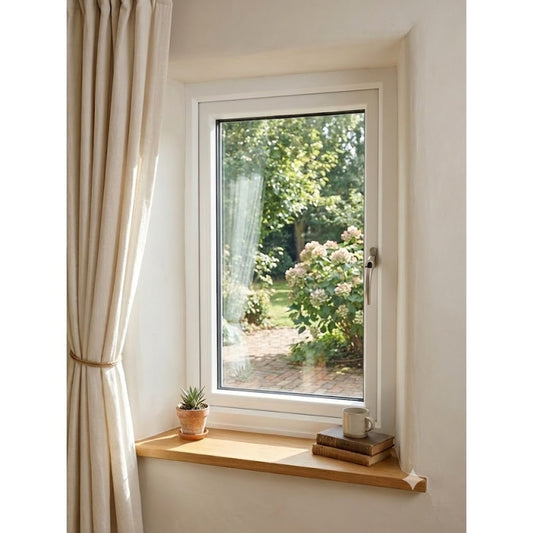 FENETRE 1 VANTAIL PVC AVEC OSCILLO BATTANT tirant gauche Longueur 0.95 Largeur 0.60