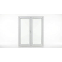 FENETRE 2 VANTAUX PVC OSCILLO BATTANT Longeur 145 largeur 100