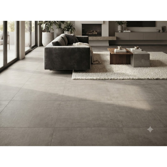 Grès Cérame Emaillé EASY Gris, Classe 4, 56,5 x 56,5 cm