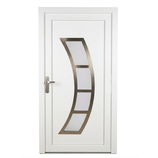 PORTE D ENTREE PVC SYMPHONIE poussant droit