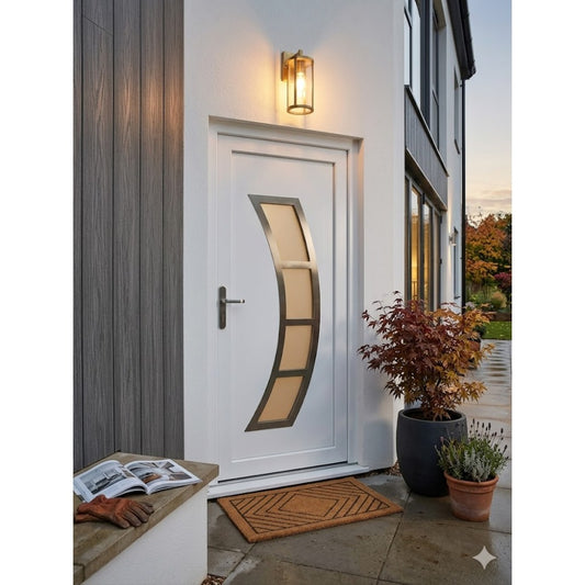 PORTE D ENTREE PVC SYMPHONIE poussant droit